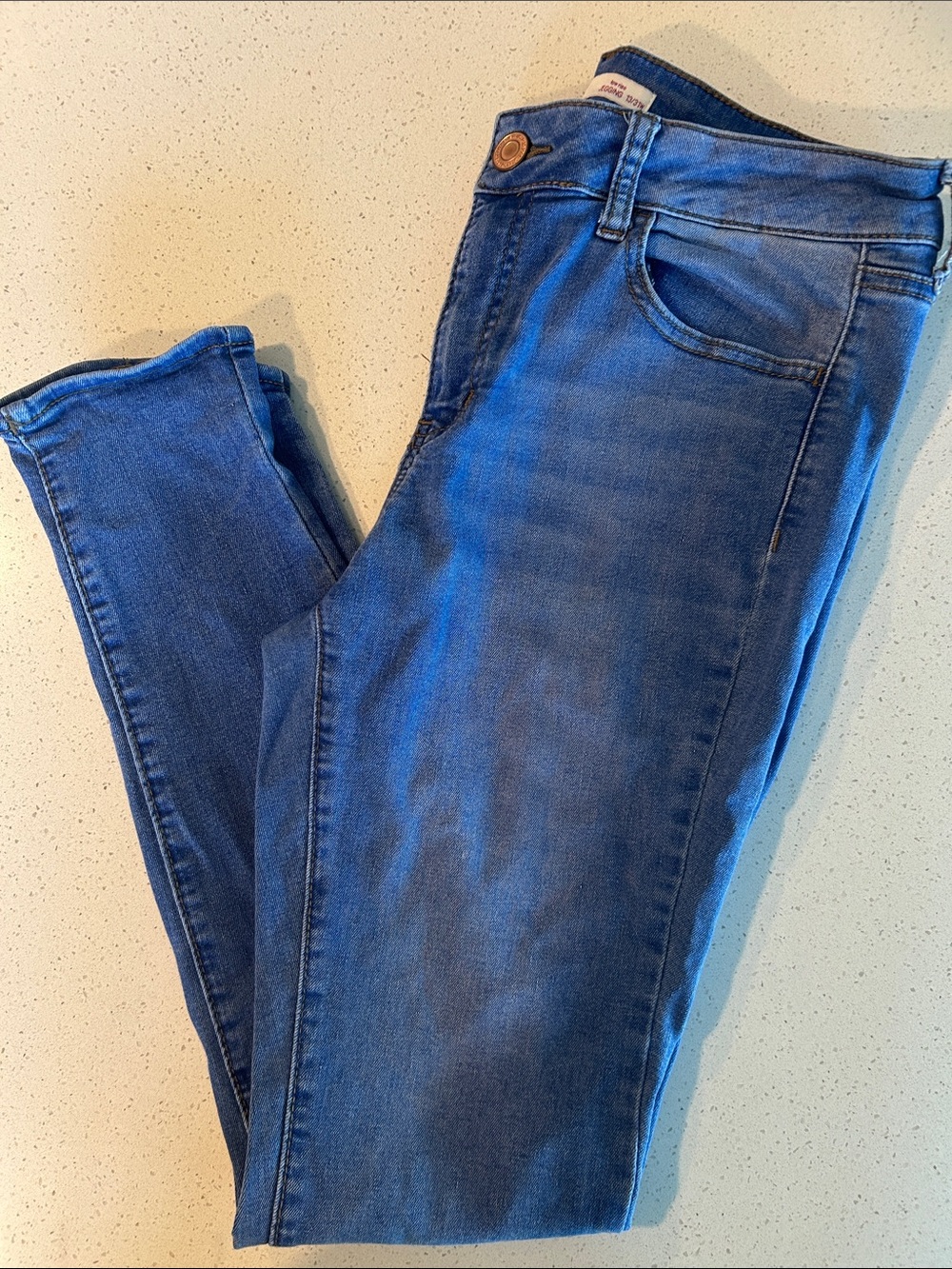 Classic Mid Wash Blue Women's Jeans (Juniors)